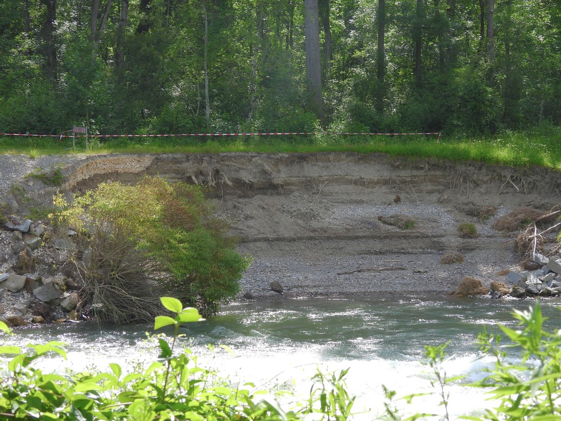Umleitung wegen Radwegschäden