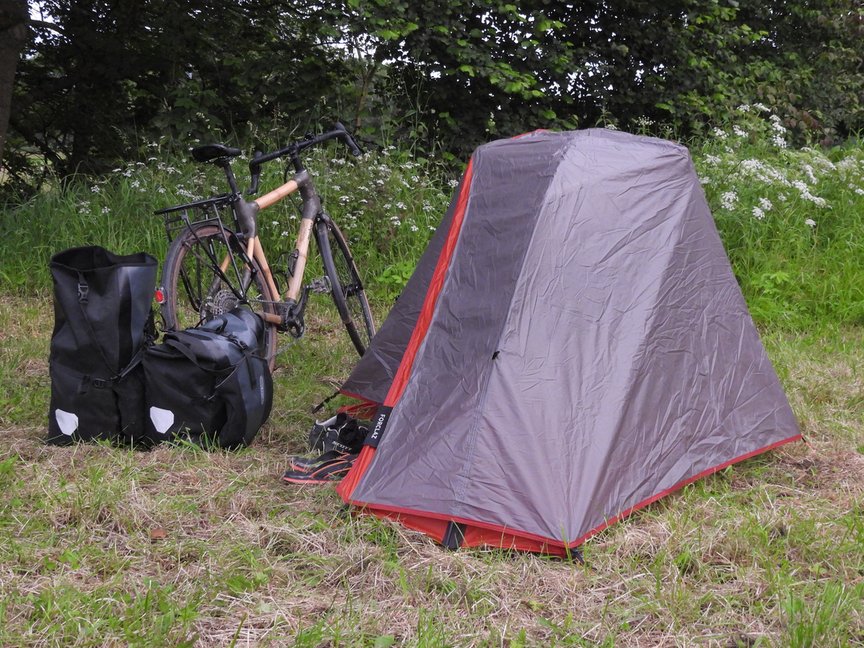 Übernachtung im Zelt