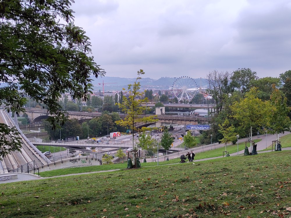 Ausblick auf den Cannstatter Wasen