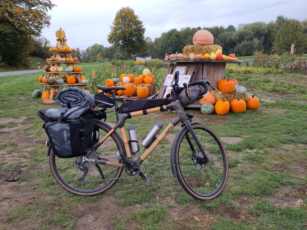 Kürbisverkauf am Straßenrand